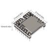 6PCS Mini MP3 Player Module DFPlayer Player Module MP3 Voice Decode Board Supporting TF Card U-Disk IO/Serial Port/AD for Arduino