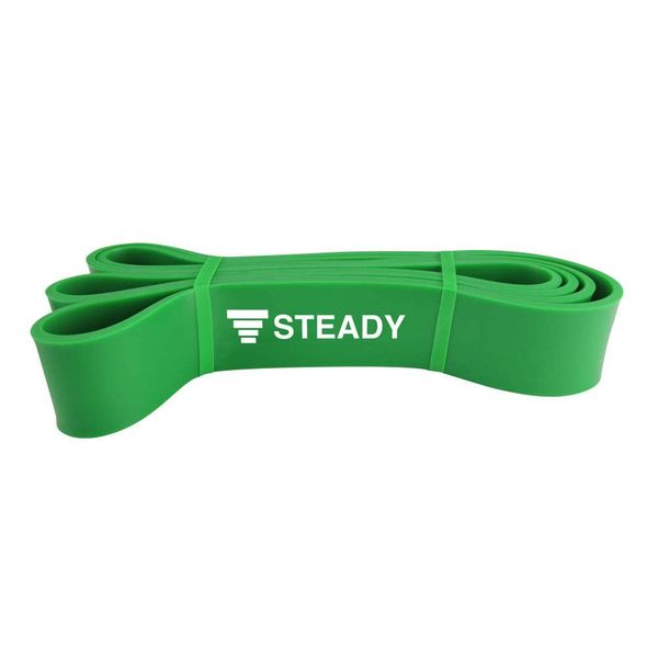 STEADY Latest UX Model Training Band, 4 Intensity Levels, Exercise Video, Steady, Training Tube, Fitness Tube (Green (50 - 122.5 lbs (22.7 - 56.7 kg))