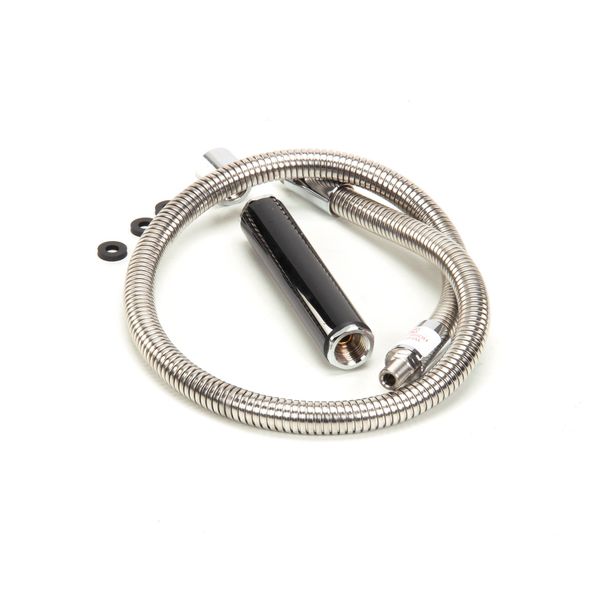 Fisher 2918 Replacment Pre-Rinse Hose, with handle, 44" long, brass