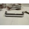 8 NEW 3 3/8" DRESSER DRAWER PULLS CABINET HANDLES KNOBS -  CHROME - 3" ON CENTER