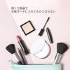 Gospire Compact Mirror, 10x Magnifier, Double-Sided Makeup Mirror, Portable Mirror, Double Sided Mirror, Folding Mirror, Simple Design, Adjustable Angle, Ultra Lightweight, White
