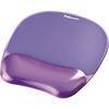 Fellowes Crystals Gel Mouse Mat with Wrist Support, Purple, 9"*7.5"