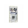 Phiten Socking, 9.8 - 10.6 inches (25 - 27 cm), Round Toe Type, White/Blue