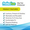 Protectoe Big Toe Protector Non-Perforated Extra Strong Design - Pack of 10