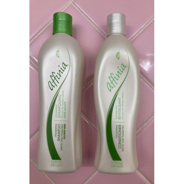 Affinia Volumizing Shampoo Conditioner Set Sulfate Free Color-treated Hair NEW