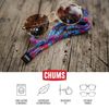 Chums Original Cotton Retainer - Unisex Eyewear Keeper for Sunglasses & Glasses - Adjustable Fit, Washable & Made in USA (Standard-End, Black) , One Size