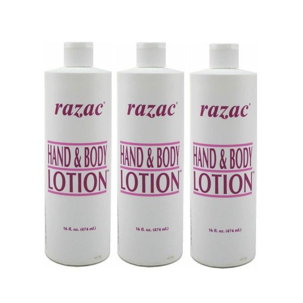 RAZAC Hand & Body Lotion 16oz (3pack)