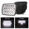 For Ford E-150 E-250 E-350 Pair 7x6" LED Headlights Hi/Lo Beam Reflector Lamp
