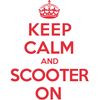 CafePress Keep Calm Scooter Mug 11 oz (325 ml) Ceramic Coffee Mug