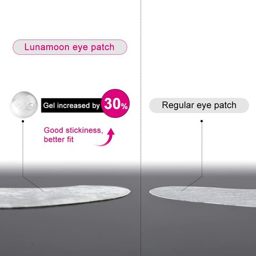 Lunamoon 250 Pairs Eye Pads for Eyelash Extension Eyelash Pads Eye Pads Eyelash Eye Patches Eyelash Extension Pad Accessories Under Eye Pads for Eyelash Extensions Stay Good Lunamoon (Girls250)