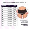 Bambody Absorbent High Waist, 5th Gen, 1X, 3 Pack: Black