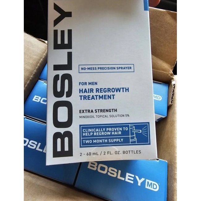 6ct BOSLEY MD FOR MEN HAIR REGROWTH TREATMENT (6 Two Month Supply) EXP 04/2024+