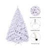 White Artificial Christmas Tree, 9FT Artificial Pine Tree w/Premium PVC Needl...
