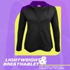 M&M SCRUBS Women's Ultra Soft Front Zip Warm-Up Scrub Jacket (Black, Medium)