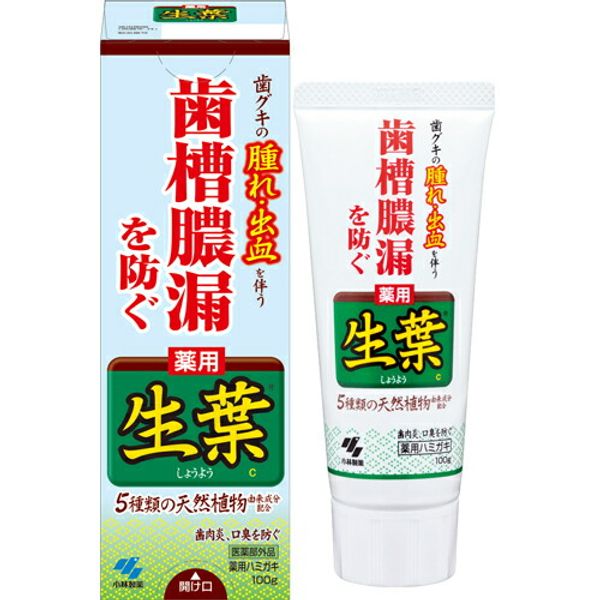 Today, 5x Rakuten points equivalent, delivered by mail, cash on delivery not available, Kobayashi Pharmaceutical Co., Ltd., Shoyo Medicinal Toothpaste, Herbal Mint Flavor, 100g<br> Quasi-drugs (toothpaste)<br> &lt;Preventing periodontitis&gt;<br> &lt;Prev