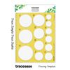 Traceease Geometric Drafting Jumbo Circle Template Drawing Stencil, Designing Template Measuring Ruler
