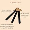 BANSHAN 12 PCs Professional Nail Files Double Sided Emery Boards 100/180 Grit, Fingernail Files for Natural/False Nails, Nail Styling Set for Home and Salon Use - Black