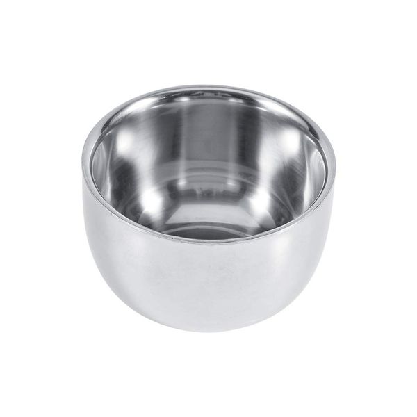 Stainless Steel Shaving Bowl Cup Durable Metal Men's Mug Bowl Hairdressing Shaving Cream Soap Mug Bowl Cup Tool Durable Shaving Brush Bowl