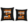 I Make Kendama Look Easy Traditional Game Kendama Player Throw Pillow