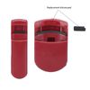 Eyelash Curler, 2pcs Fast Heating Eyelash Curler Thermal Eyelash Curler Eyelash Curler With Silicone Filling Portable Eyelash Curler Mini Eyelash Curler Tool Long Lasting Eyelash Curler Set(red)