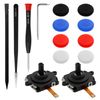 Thlevel Replacement Analog Joystick for Oculus/Meta Quest 2 Controller, Left and Right Analog Thumb Stick Control Sensor Module VR Replacement Joystick Analog Thumb Stick Repair Kit 2pcs