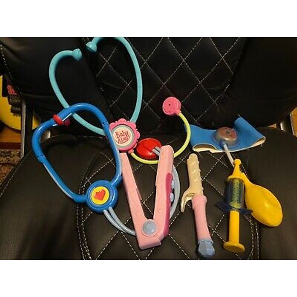 Toy Stethoscopes Blood Pressure Cuff Needle Curling Iron Straightener