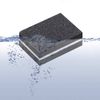 100 Pcs Mini Nail Buffer Blocks 180/100 Grit Sandwich Nail Buffer Washable for Nail Care(Black)