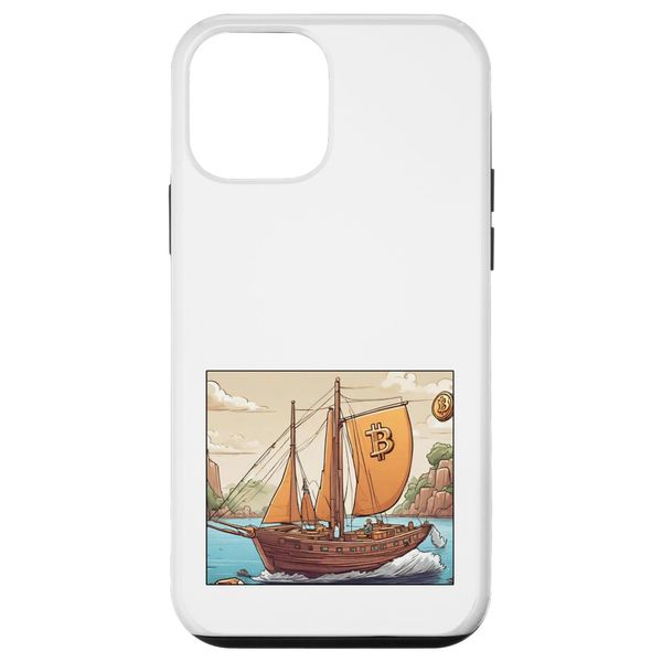 Bitcoin Ship Pirate Rescue Boat Explorer Case for iPhone 12 mini