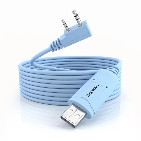 OIKWAN FT232 USB Programming Cable, FT232 Universal Plug & Play USB Programming Cable Compatible with BTECH/Kenwood Radios - Genuine Quality