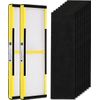 2 Pack FLT4825 True HEPA Filter B Replacement with Activated Carbon Pre-Filte...