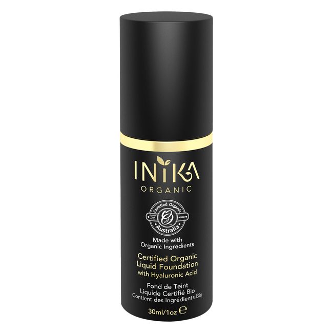 INIKA Certified Organic Liquid Foundation Toffee 30 ml