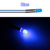 CO-RODE 50pcs 12V Pre Wired 5mm LED Lights Emitting Diodes, Blue