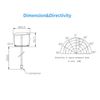 Stemedu JSN-SR04T Waterproof Ultrasonic Distance Measuring Module Integrated Measuring Transducer Detection Sensor Module 2.5m Cable
