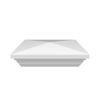 4"x4" New England Post Top, White