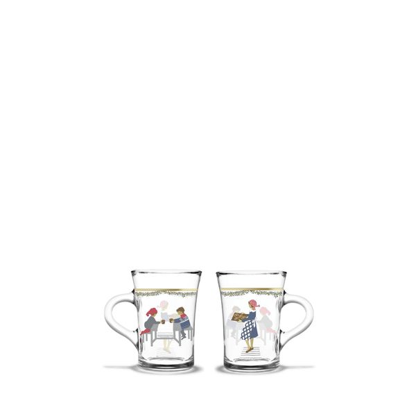 Holmegaard Christmas, glass, clear, 11 cm