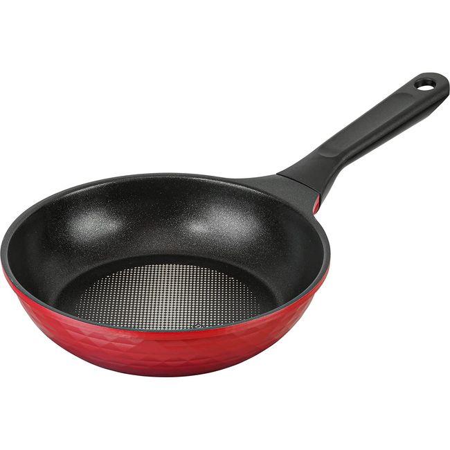 Wahei Freiz RB-2125 Lightweight Frying Pan, 7.9 inches (20 cm), Diamond Coat, For Gas Fire Use