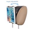 TFY Universal Design Car Headrest Holder Adjustable Angle Securely Holds 6-12.9 Inch Tablet
