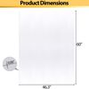 2PCS 60" x 46" Clear Office Chair PVC Floor Mat Protector Thick Computer Desk