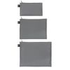 LOQI Artist Reflective Silver Zip Pockets ID Case, 32 cm, Multicolour