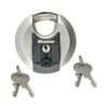 Master Lock Excell Discus Padlock 10 mm Octagonal Shackle 4-Pin Cylinder - 70 mm