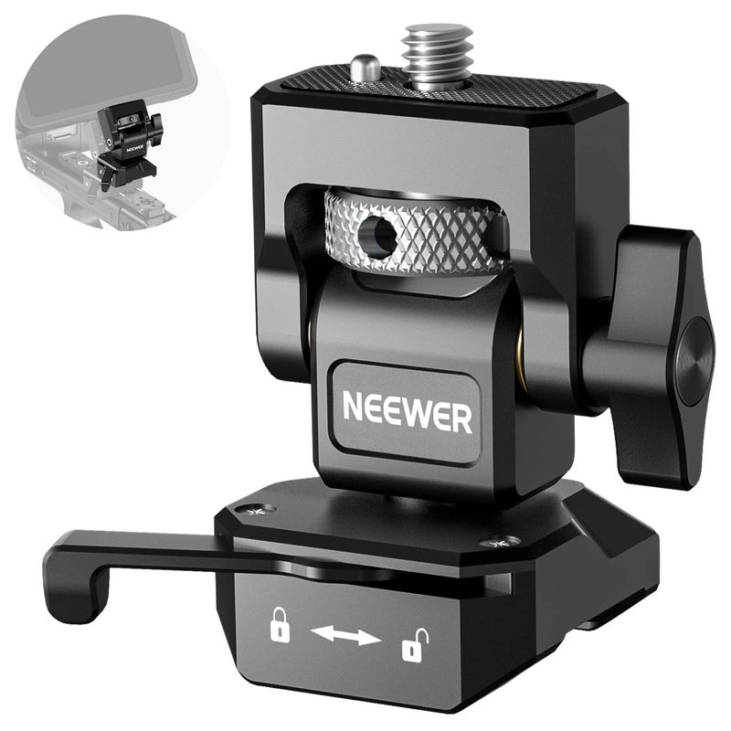 NEEWER Camera Monitor Mount with QR NATO Clamp 1/4
