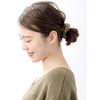 VINGTAINE HS-108 Basic Color Suede Scrunchie, Simple, Daily Use, Office, Autumn and Winter, Hair Accessories, biege