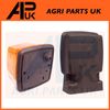 APUK Front Side Light Indicator Lamp & Support Bracket Replacement for Case International Tractor