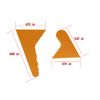 7Pcs Car Sticker Tool Kit Window Tint Accessories Squeegee Film Sticker Scraper