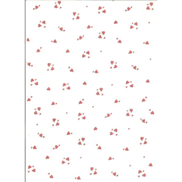 Transparentpapier extra stark A4 - Heartbeat - Love