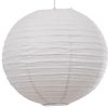 Quality White Regular Wire Paper Lantern Extra Light Shade Lampshade (30inch 75cm)