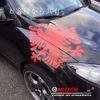 2 Black 4" Let's Box Boxer Flat 4 Decal Sticker for Subaru STI WRX