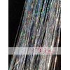 40" Hair Tinsel 100 Strands - Sparkling Silver