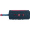 JBL Go 3 Portable Waterproof Wireless Bluetooth Speaker Bundle with Premium Carry Case (Blue Pink)