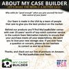 MY CASE BUILDER - 1 Pistol 2 Magazine + Accessory Lightweight Waterproof Single Gun Case - Custom Foam Insert